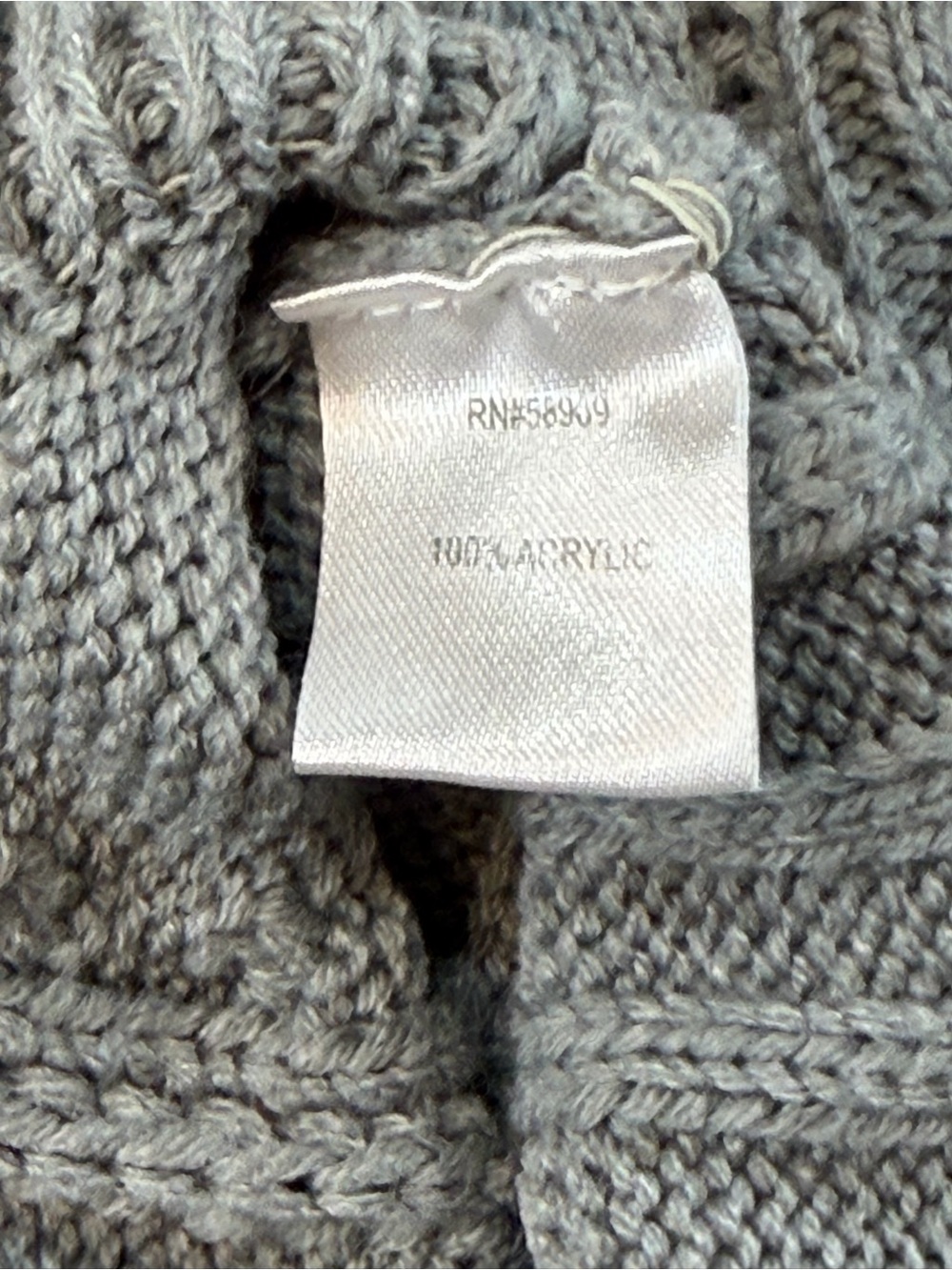 Chelsea&Violet Girls Cable Knit Sweater grey - Picture 7 of 8